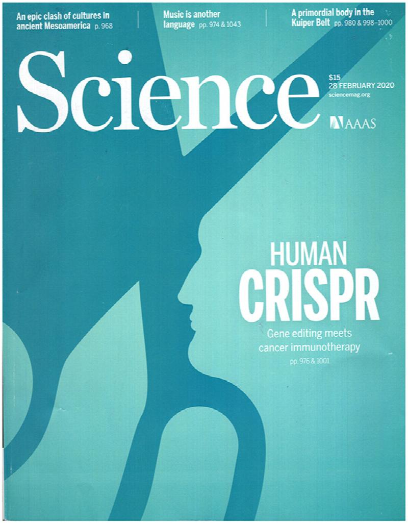 Image for Science Magazine (Vol 367, No. 6481, 28 February 2020)