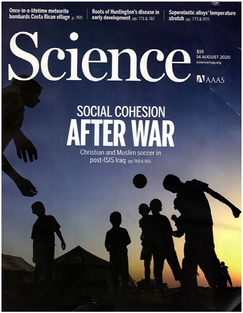Image for Science Magazine (Vol 369, No. 6505, 14 August 2020)