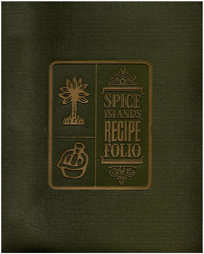 Image for Spice Islands, Recipe Folio