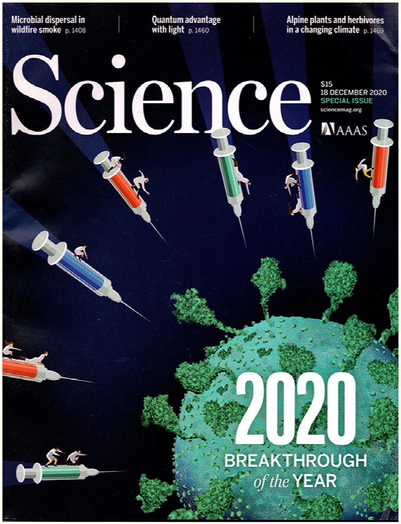 Image for Science Magazine (3 issues, December 2020, Vol 370)