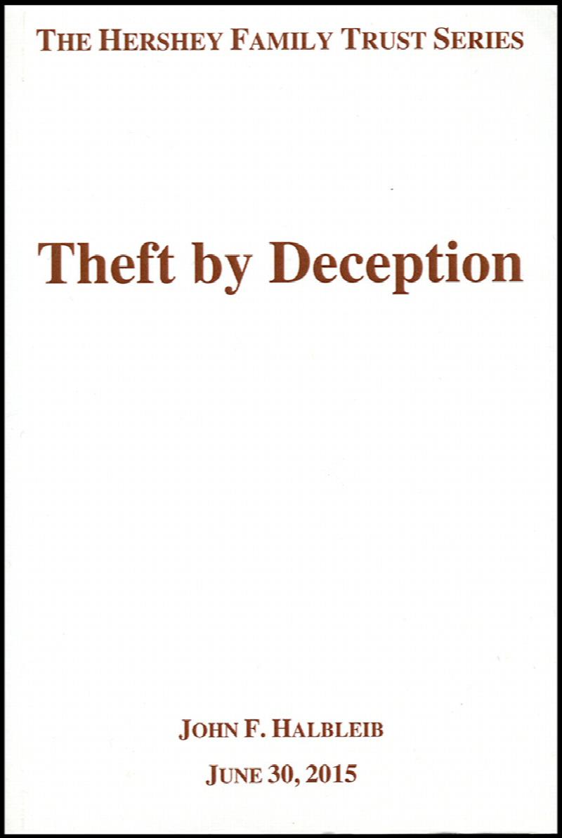 Image for Theft by Deception (The Hershey Family Trust Series)