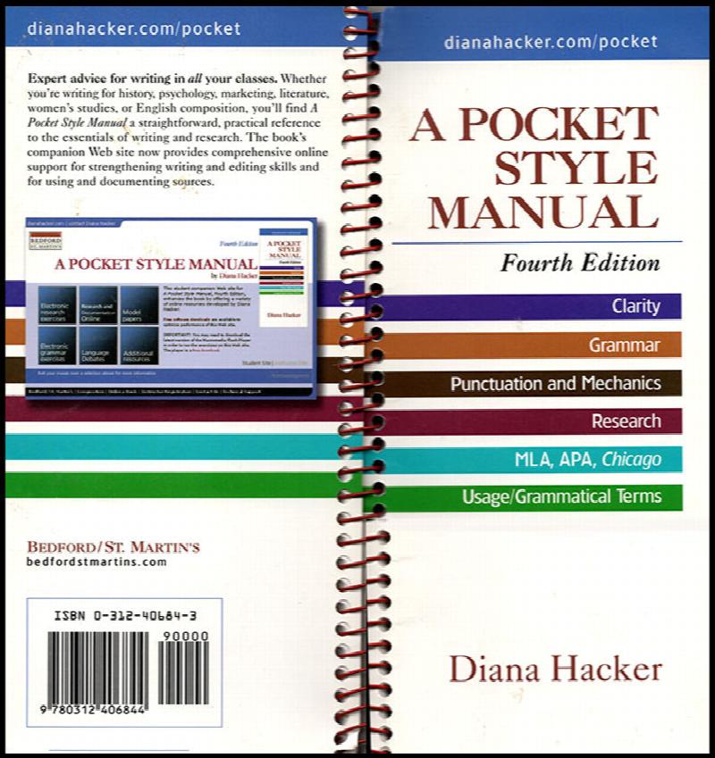 Image for A Pocket Style Manual (Fourth Edition)