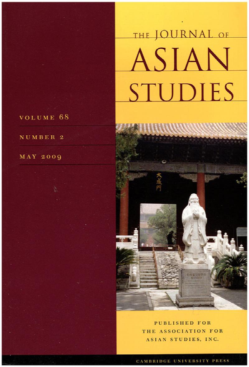 Image for Journal of Asian Studies (Volume 68, Number 2, May 2009)
