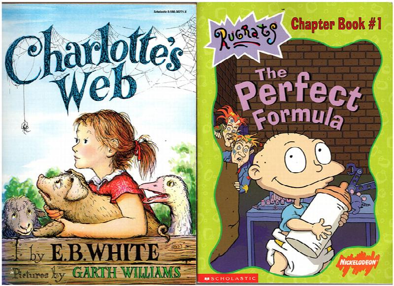 Image for Children Books Collection (Charlotte's Web, Glove Compartment Games, Rugrats The Perfect Formula)