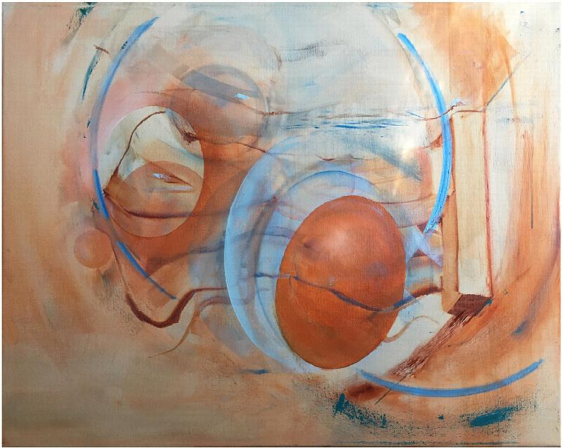 Image for A Modern Creation Myth (Oil painting by Amy Ione)