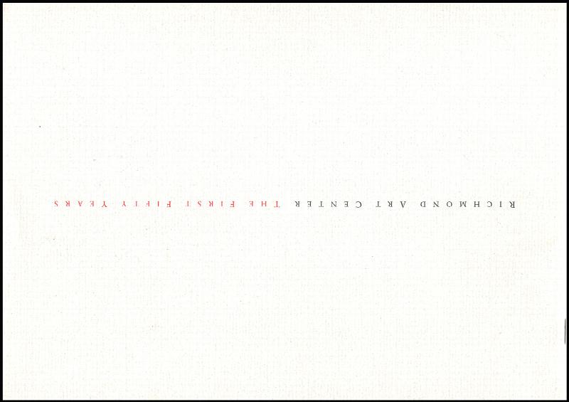 Image for Richmond Art Center: The First Fifty Years
