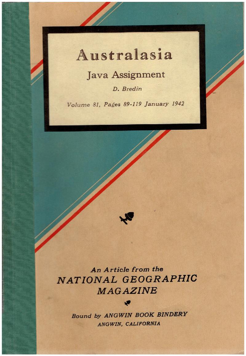 Image for Australasia: Java Assignment (National Geographic, Vol 81, January 1942)
