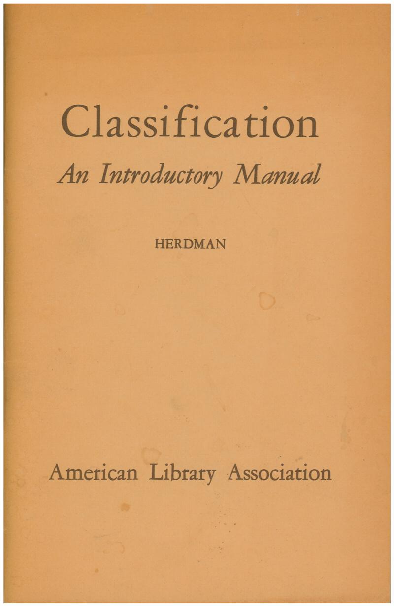 Image for Classification: An Introductory Manual (with related materials)