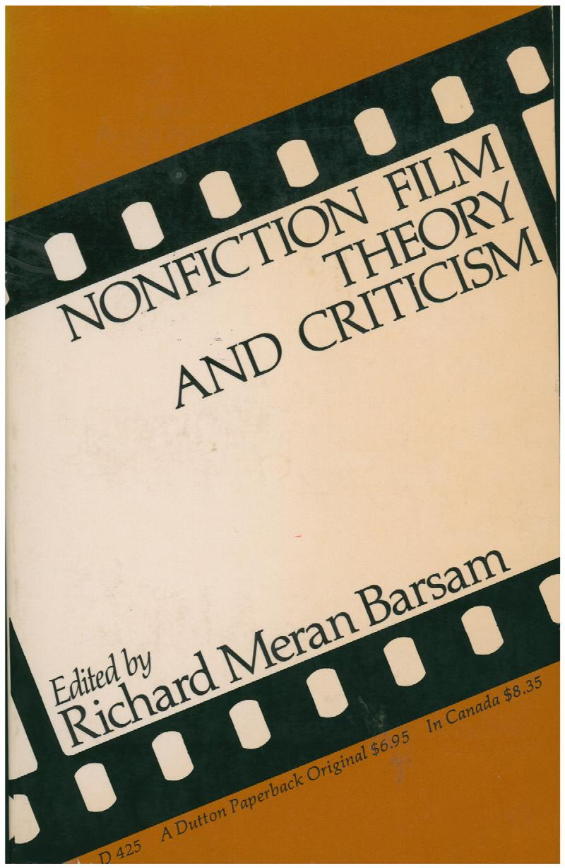 Image for Non-fiction Film Theory and Criticism