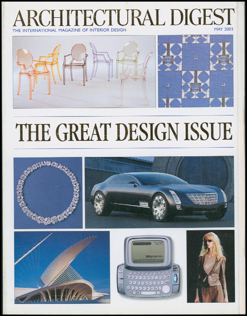 Image for Architectural Digest: The Great Design Issue (May 2003)