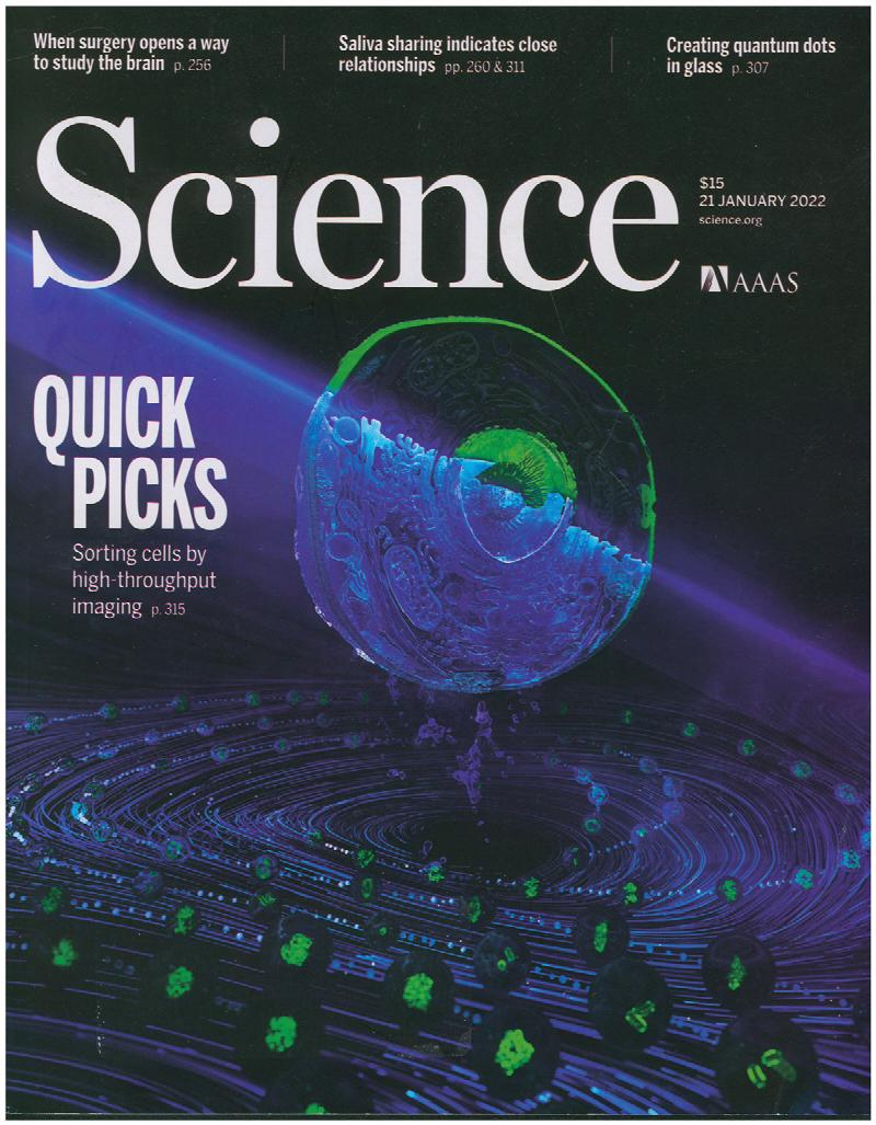 Image for Science Magazine: Imaging Enabled Cell Sorting (Vol 375, No. 6578 21 January 2022)