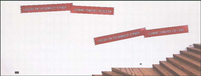 Image for Brochure/Poster: Art Wall: Lawrence Weiner (March 1-October 30, 2017)