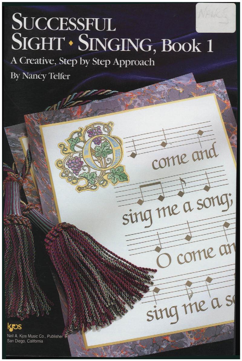 Image for Successful Sight Singing, Book 1, A Creative, Step By Step Approach