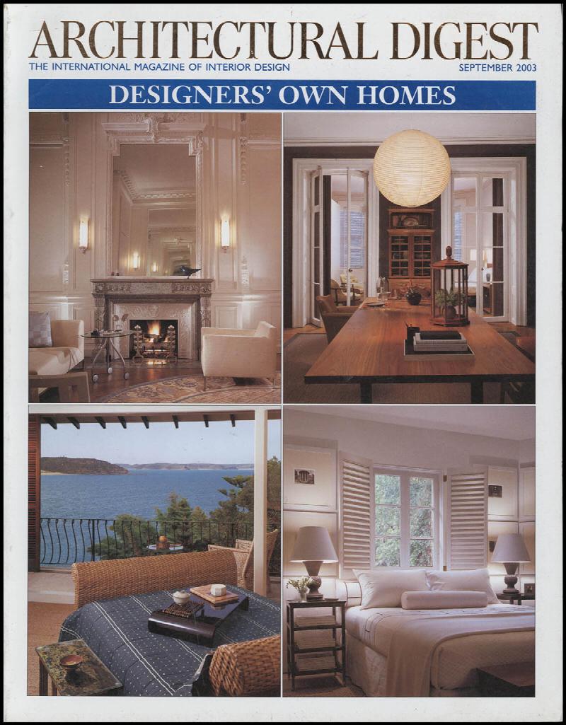 Image for Architectural Digest: Designers' Own Homes (September 2003)