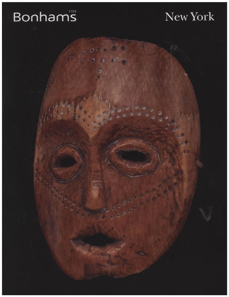 Image for African and Oceanic Art Card with a Lega Bwame Society Maskette (Bonhams New York)