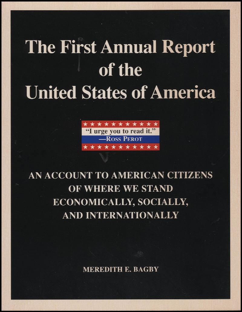 Image for The First Annual Report of the United States of America