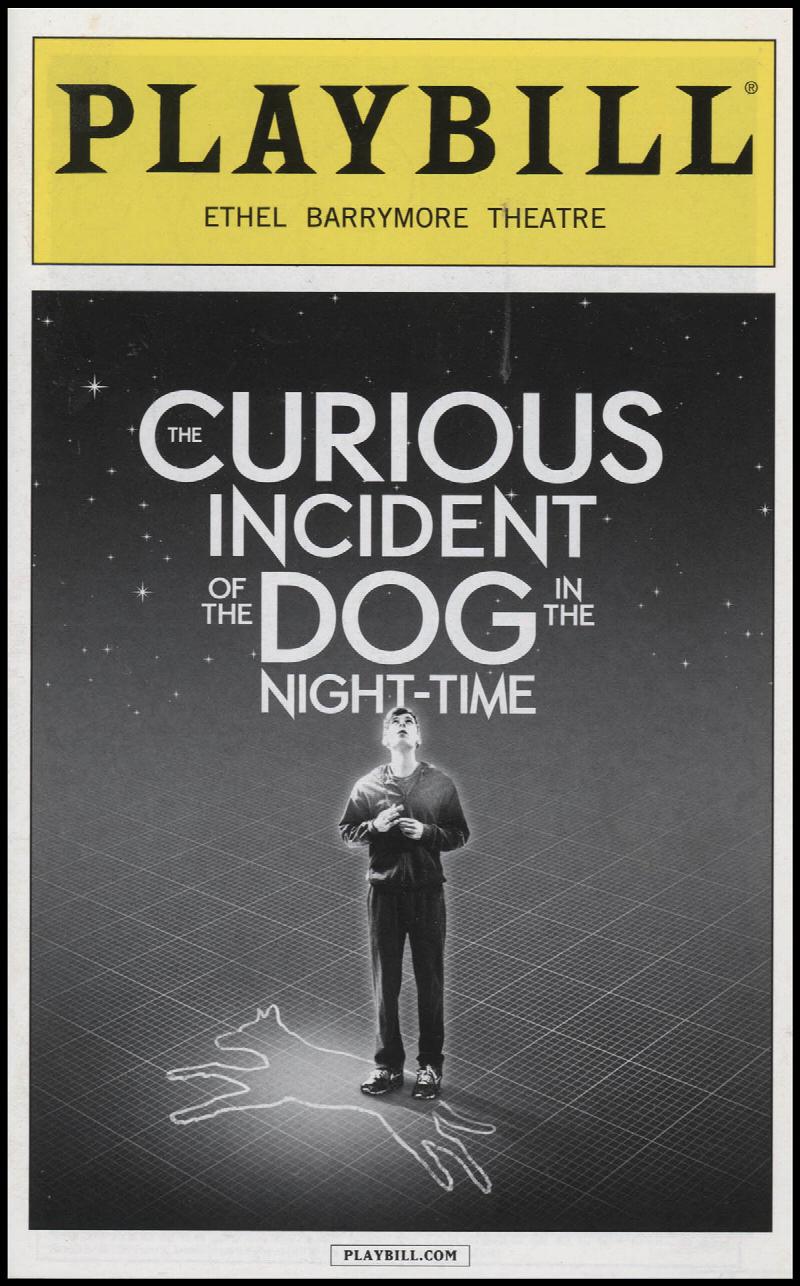 Image for Playbill: The Curious Incident of the Dog in the Night-Time (Ethel Barrymore Theatre)