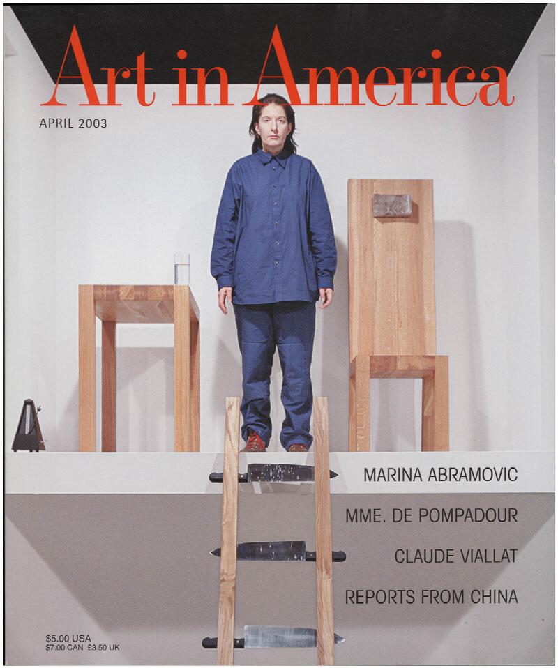 Image for Art in America (No. 4, April 2003)