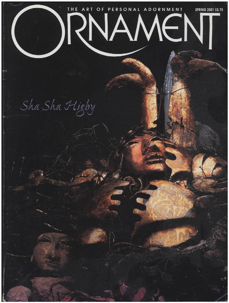 Image for The Art of Personal Adornment: Ornament (Spring 2001, Vol 24, No. 3)