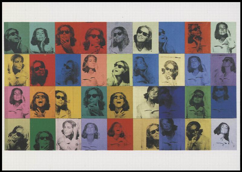 Image for Postcards (2): Andy Warhol (Ethel Scull 36 Times, 1963) and Alexander Calder (Calderberry Bush, 1932)