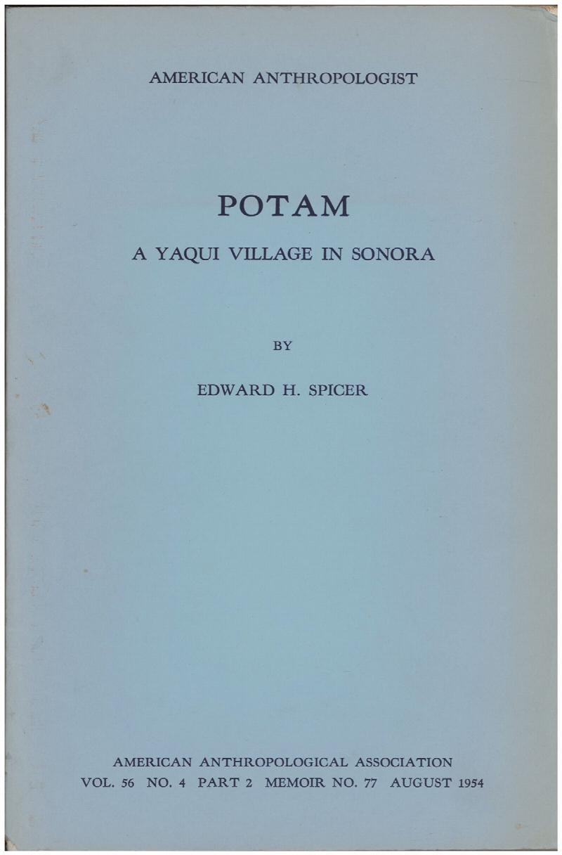 Image for Potam: A Yaqui Village in Sonora