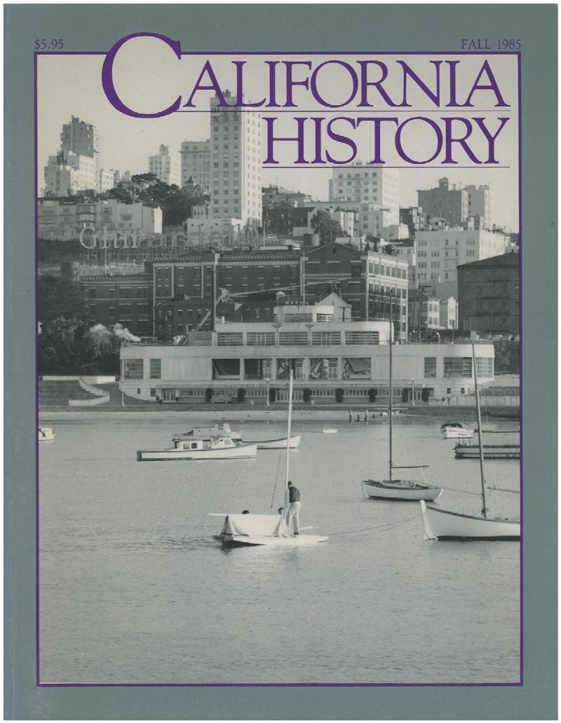 Image for California History: (Volume LXIV, No 4, Fall 1985)