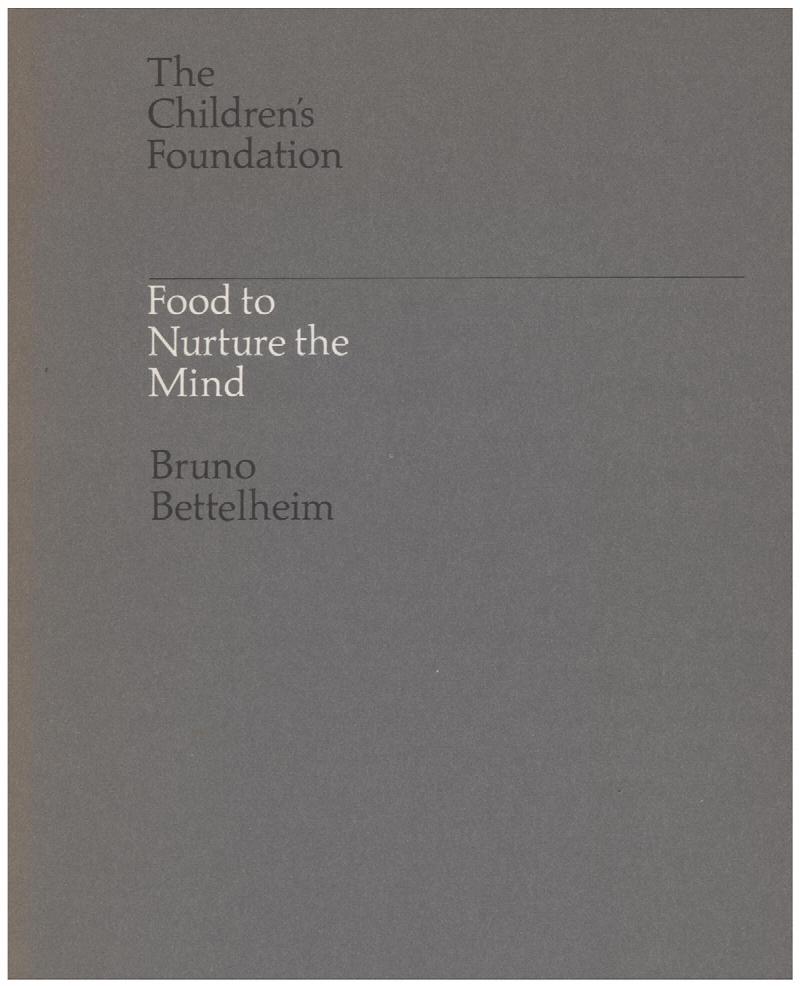 Image for Food to Nurture the Mind