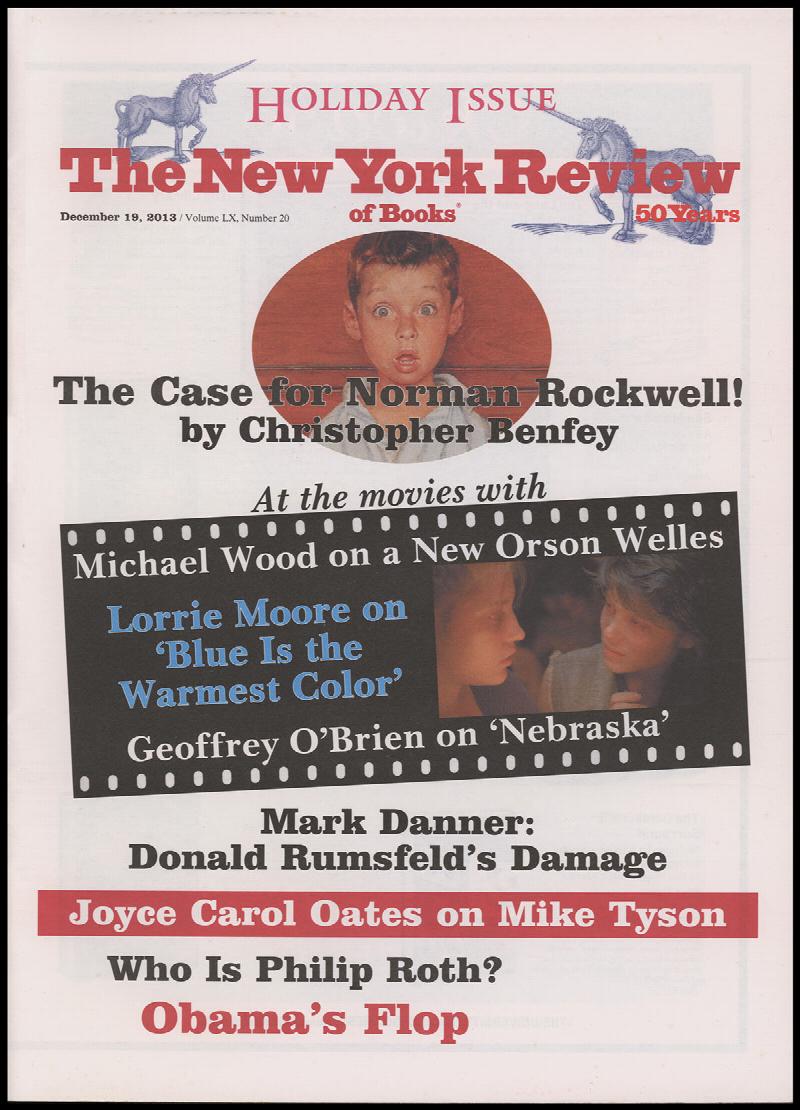 Image for The New York Review of Books (May 19, 2013, Vol LX, No 20)