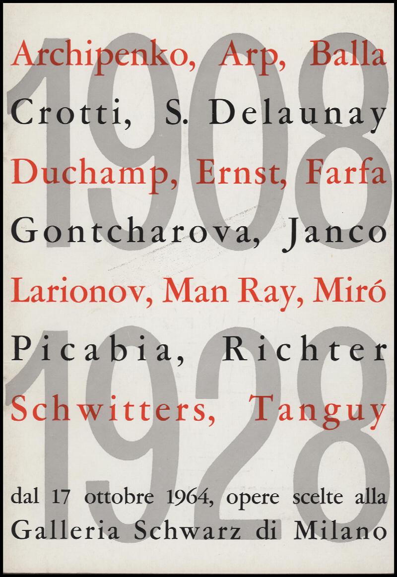 Image for 1908-1928 [Archipenko, Arp, Balla, Crotti, S. Delaunay, Duchamp…]