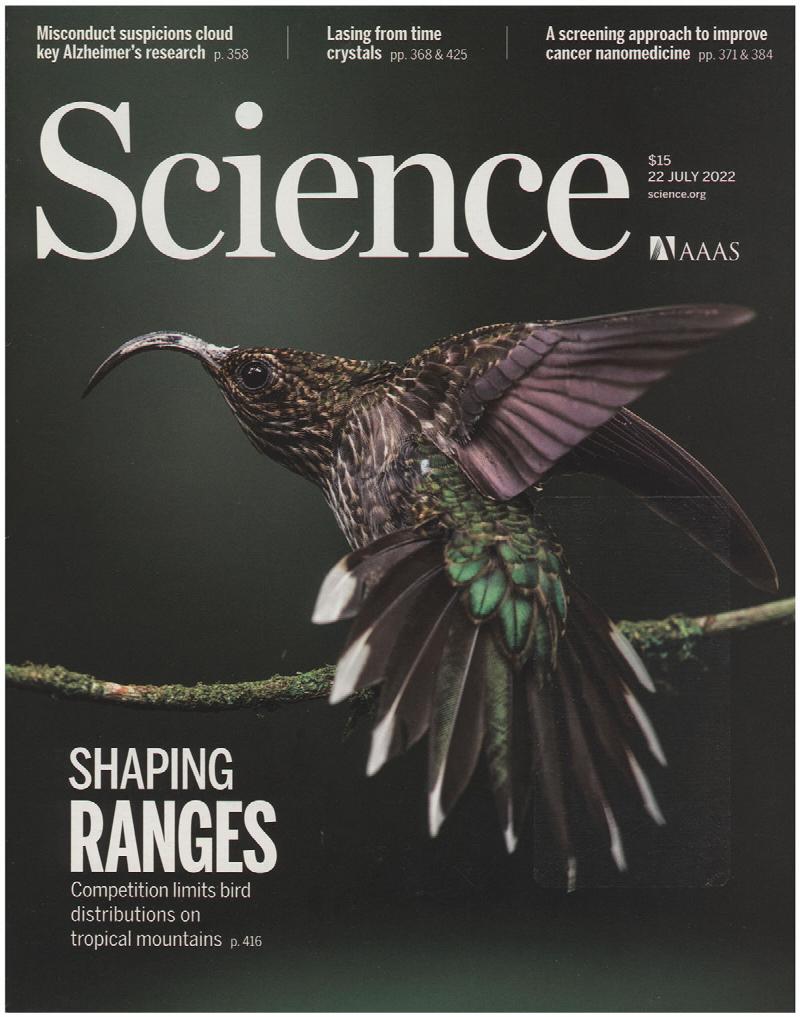 Image for Science Magazine: Features bird distribution on tropical mountains (22 July 2022)