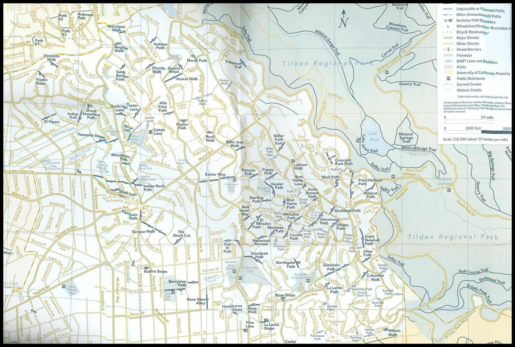 A Map of Berkeley Pathways (6th edition)