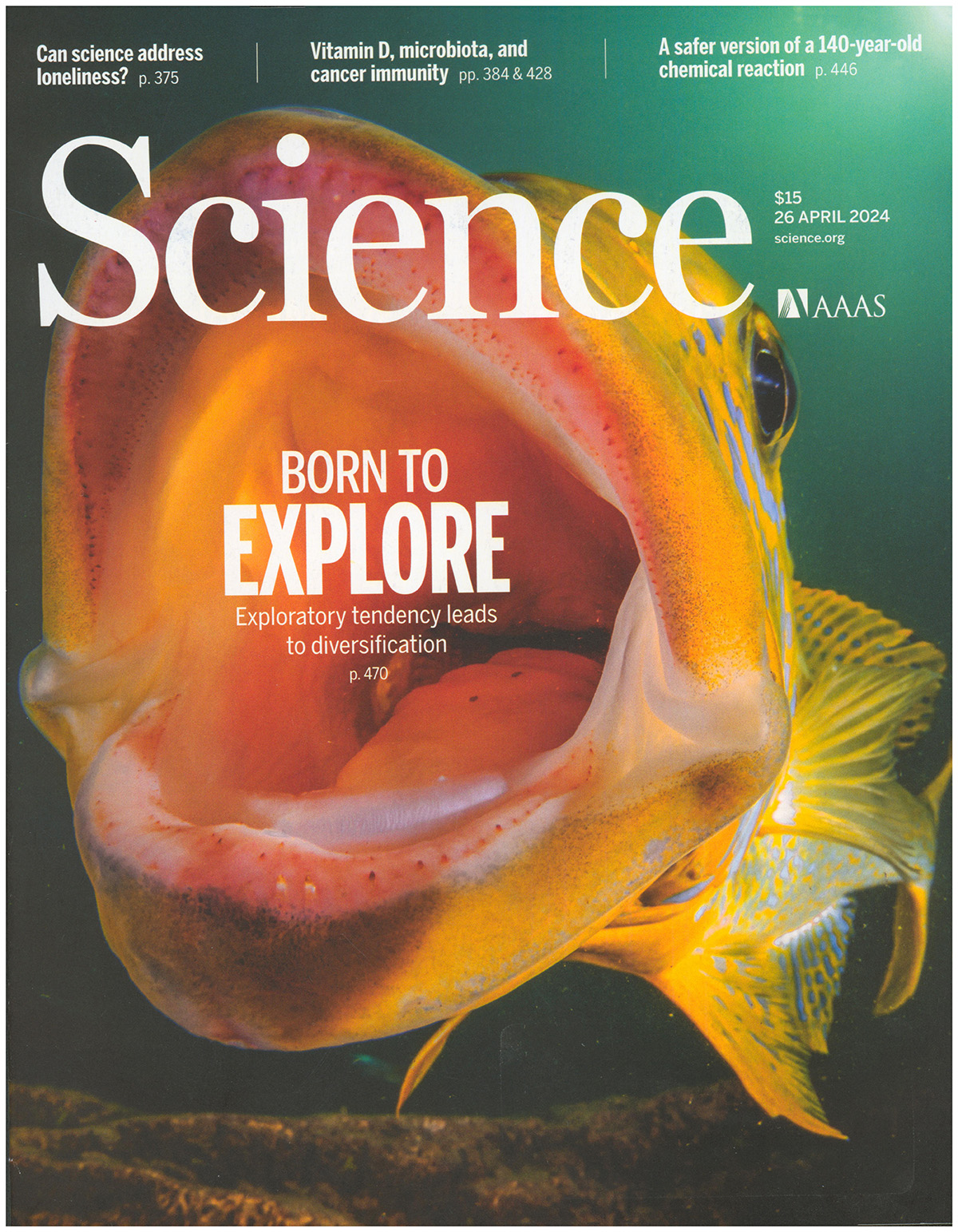 Science Magazine: Born to Explore (26 April 2024)