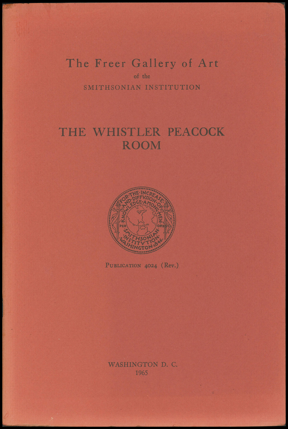 The Whistler Peacock Room (Publication 4024 Rev.)