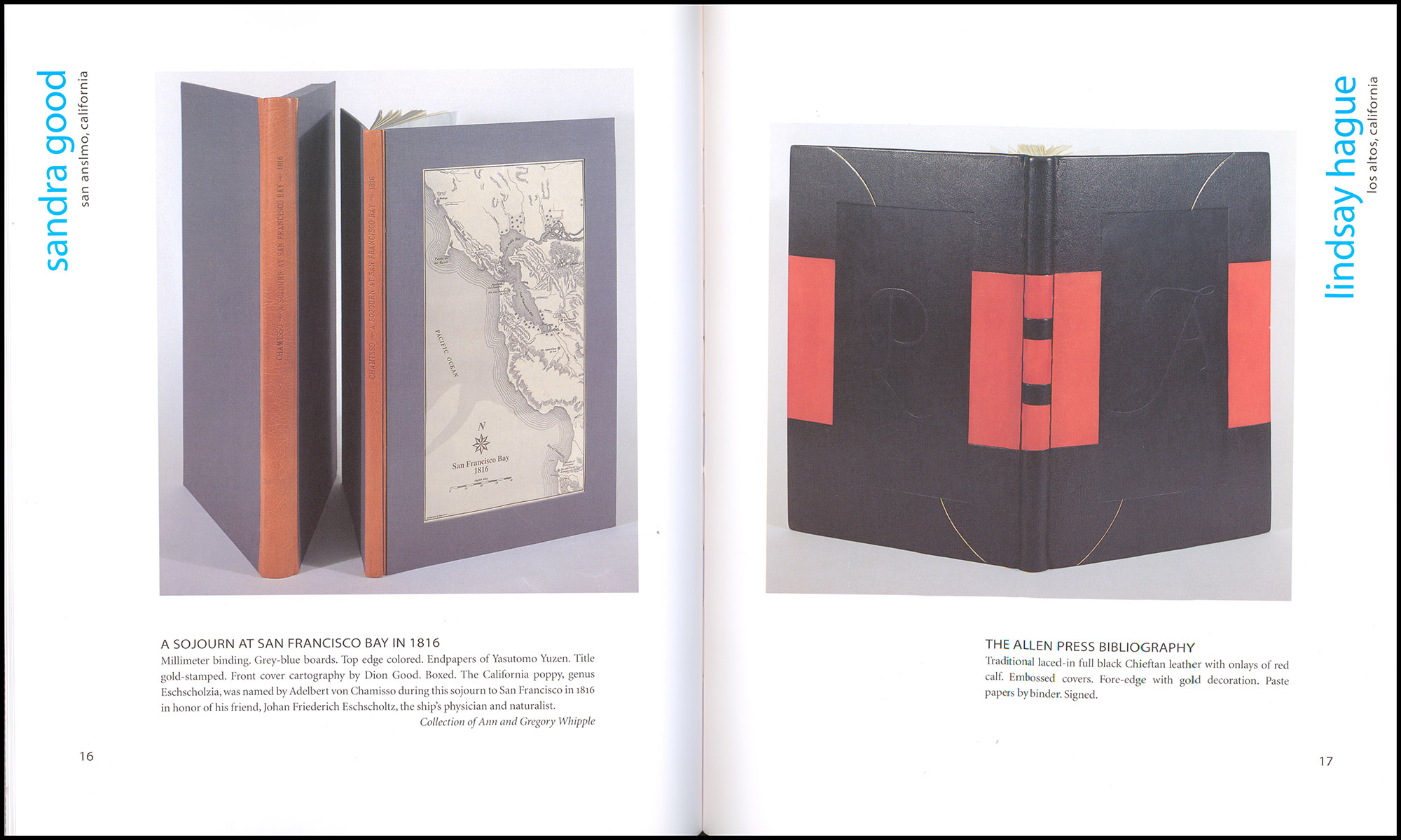 Fine Hand Bookbindings for Book Club of California Publications 2001 (Exhibition catalog)