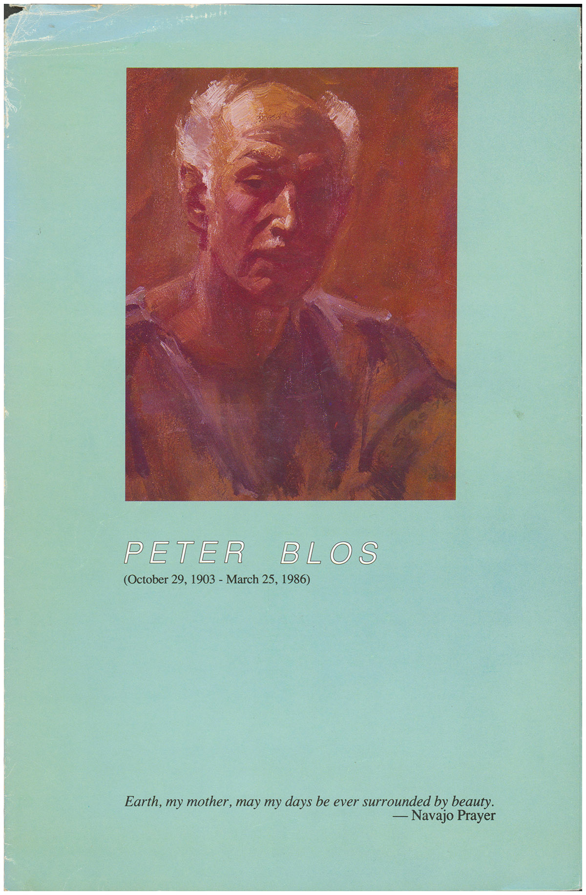 Exhibition Brochure: Peter and May: Portrait of A Lifetime