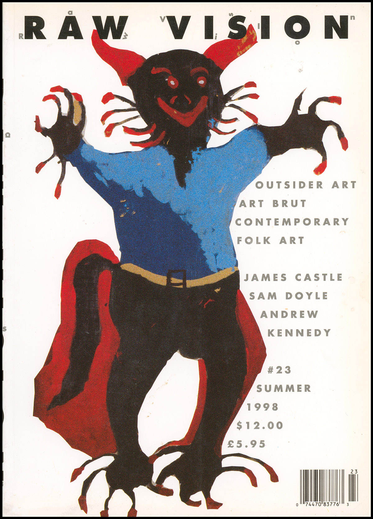 Raw Vision #23 (Outsider Art, Art Brut, Contemporary Folk Art)