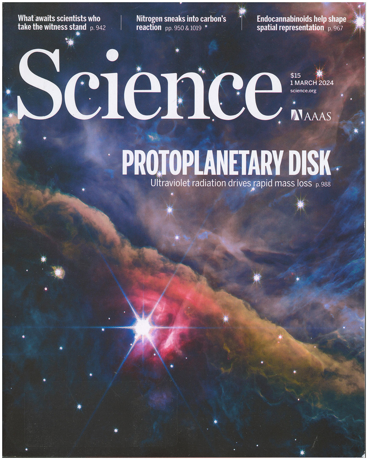 Science Magazine: Protoplanetary Disk (1 March 2024)
