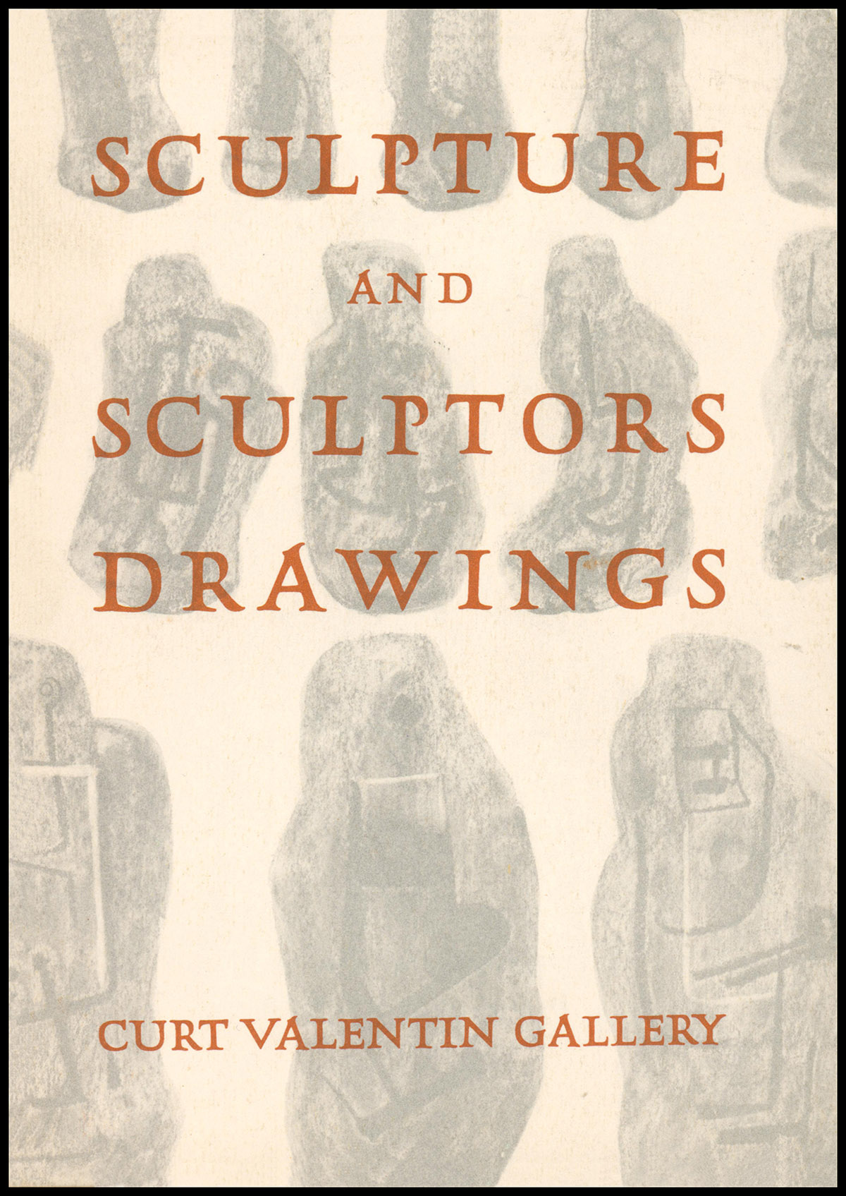 Exhibition Booklet: Sculpture and Sculptors Drawings (December 22, 1953-January 24, 1954)