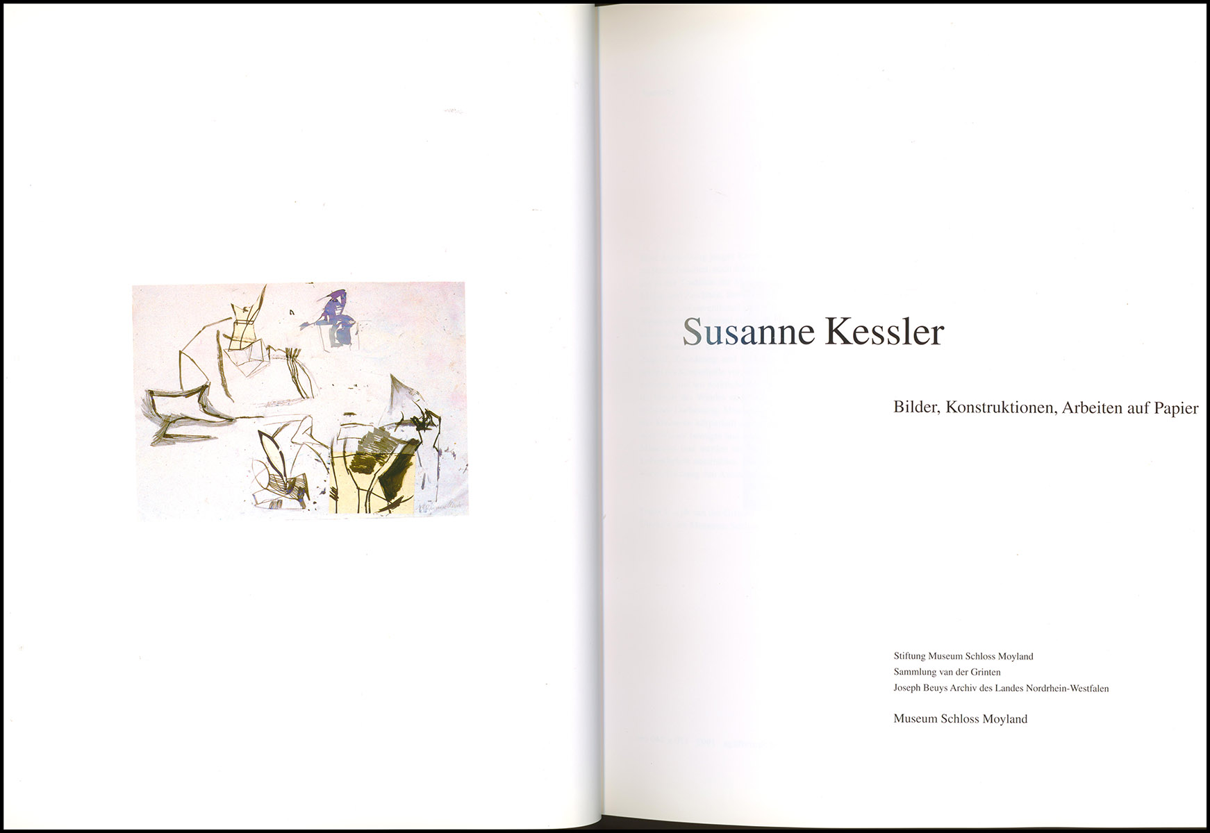 Susanne Kessler: Bilder, Konstruktionen, Arbeiten auf Papier (German Edition)