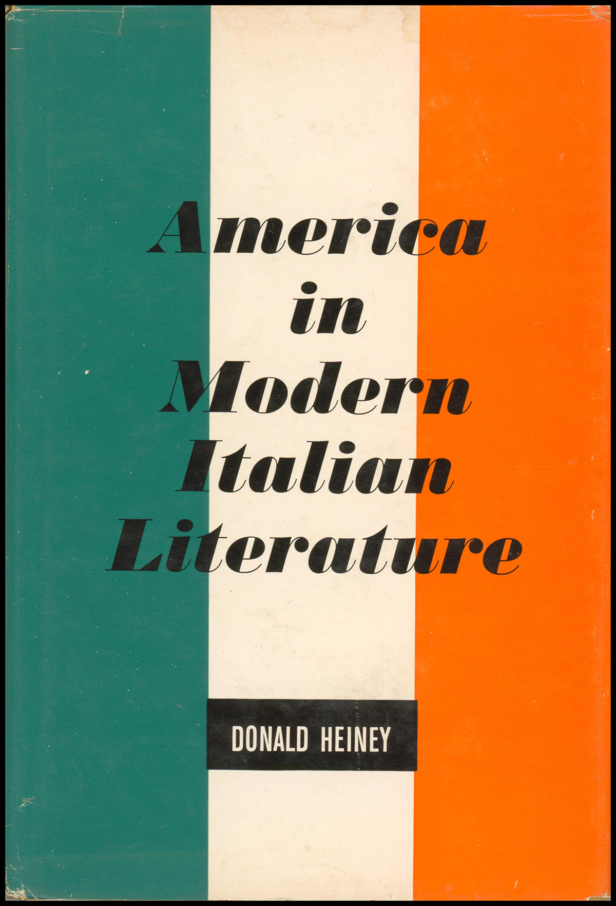 America in Modern Italian Literature