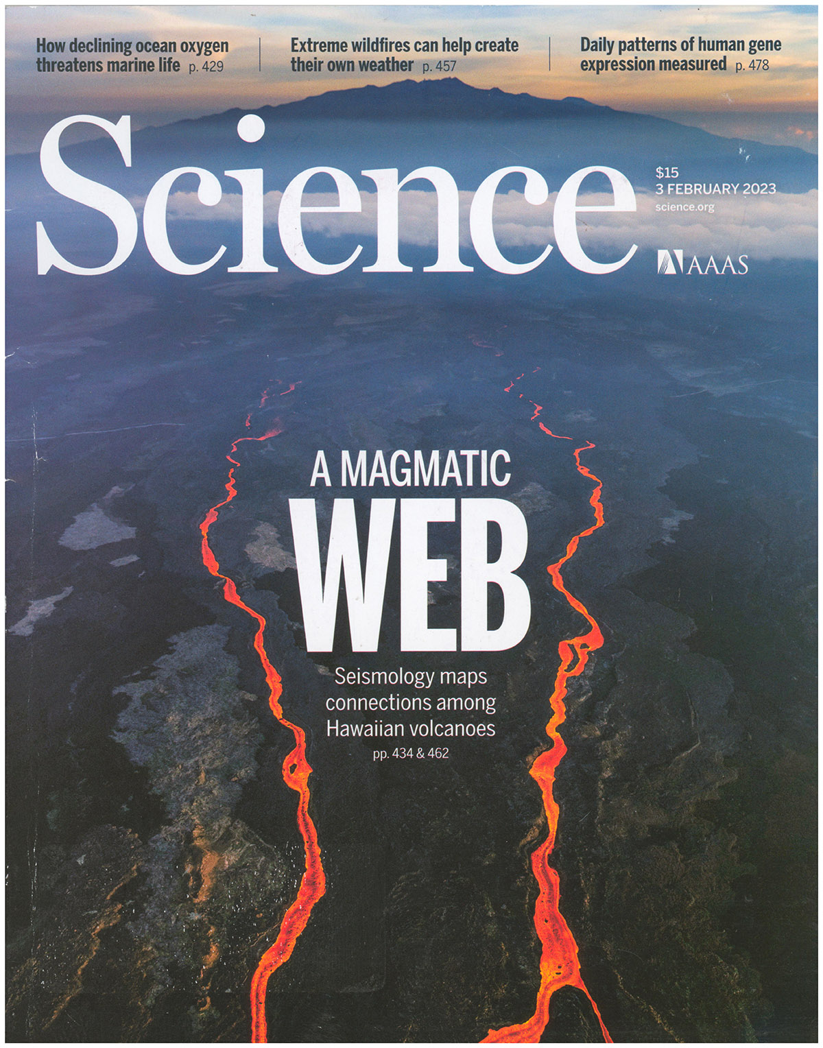 Science Magazine: Hawaii's Magnetic Web (3 February 2023)