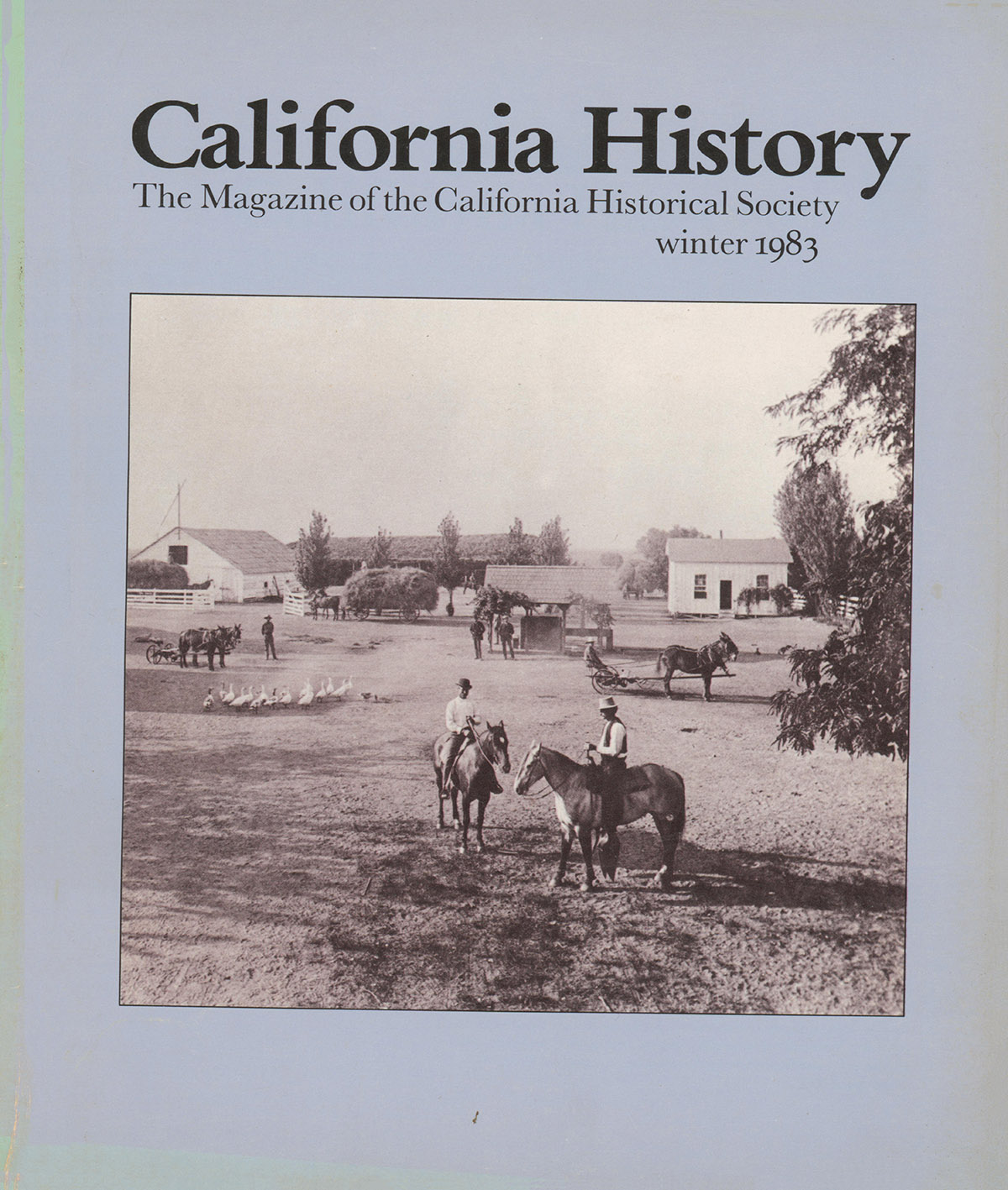 California History (Volume LXI, No. 4, Winter 1983)
