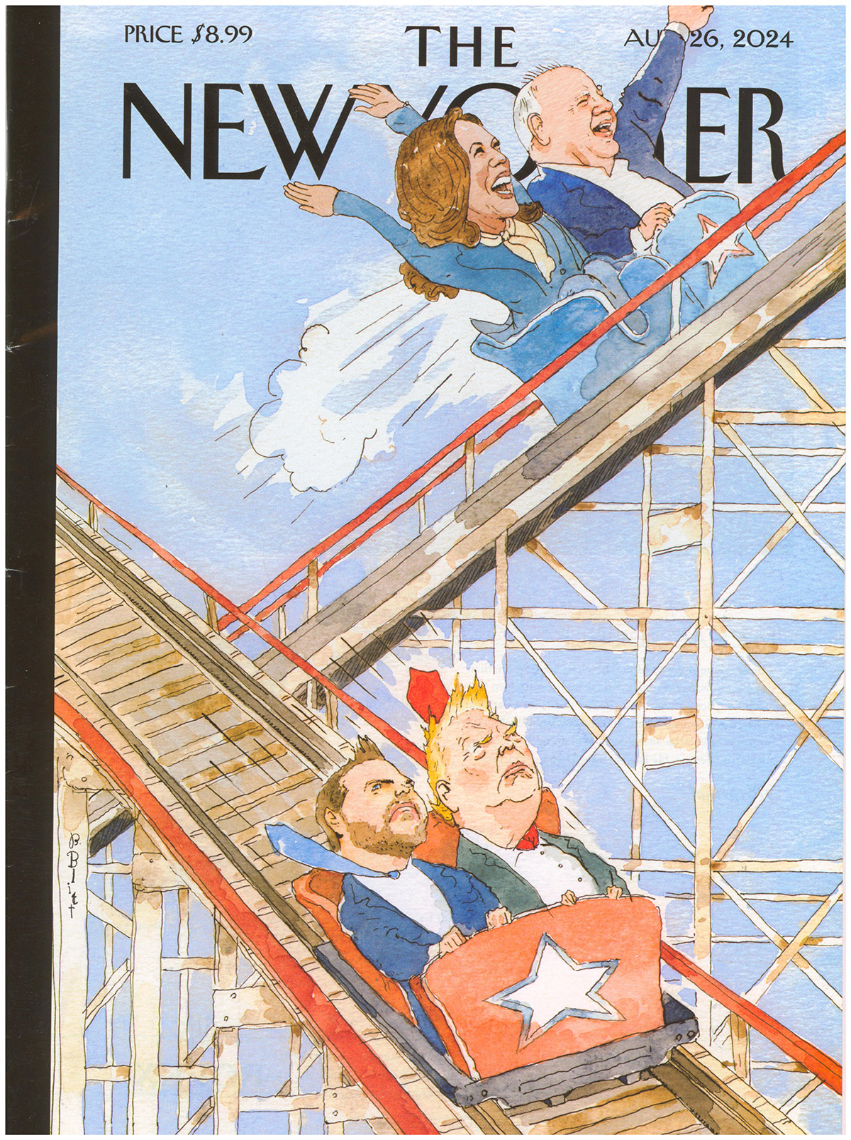 Image for The New Yorker (Aug 26, 2004) (Cover: Roller Coaster by Barry Blitt) The New Yorker (Aug 26, 2004) (Cover: Roller Coaster by Barry Blitt)