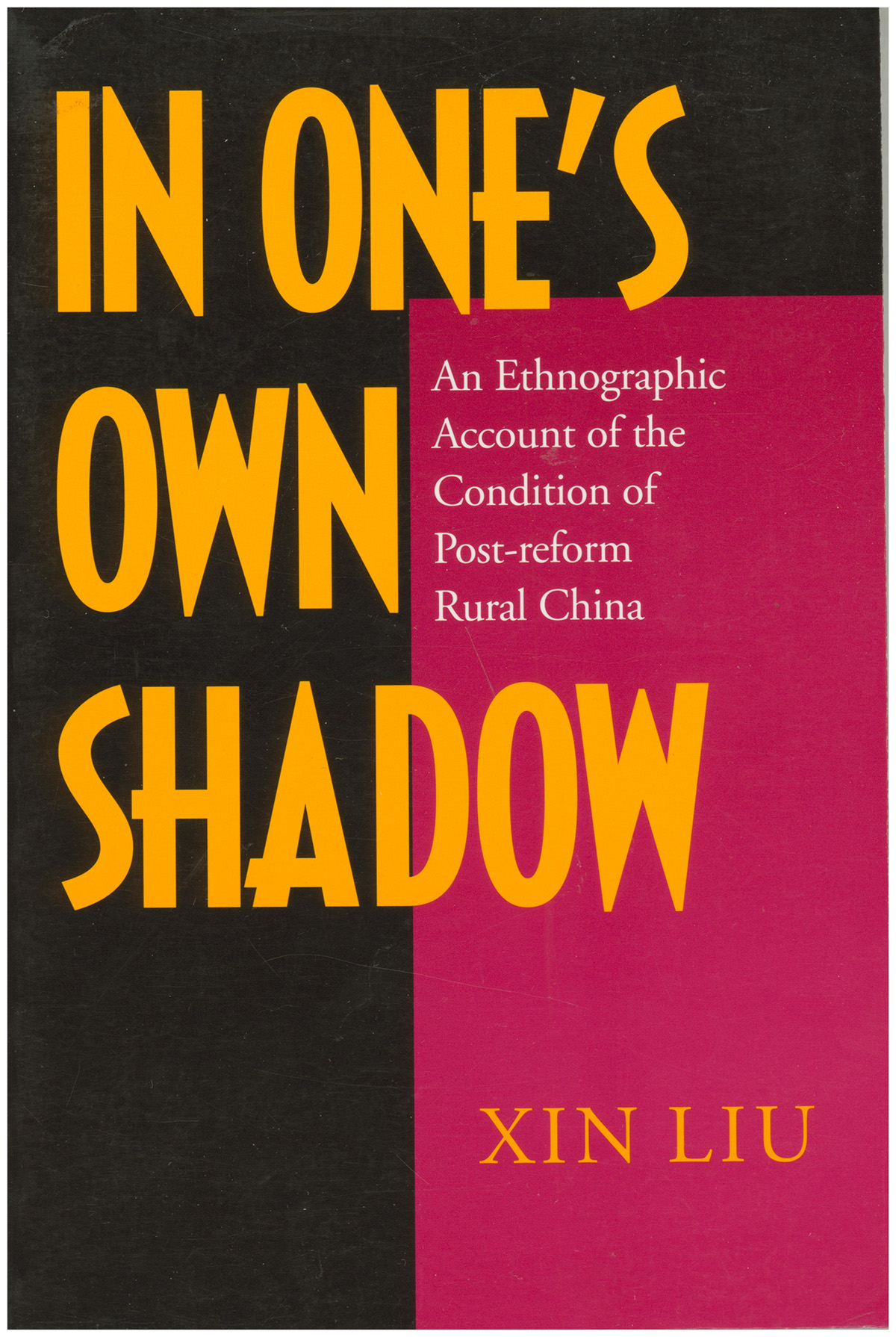 In One's Own Shadow: An Ethnographic Account of the Condition of Post-reform Rural China