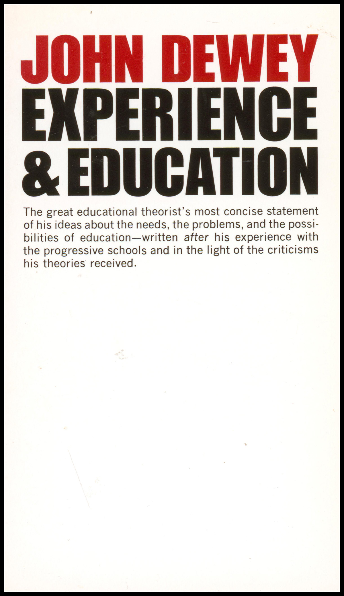 Experience And Education