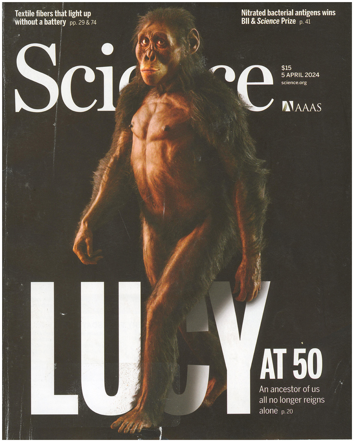 Science Magazine: Lucy at 50 (5 April April 2024)