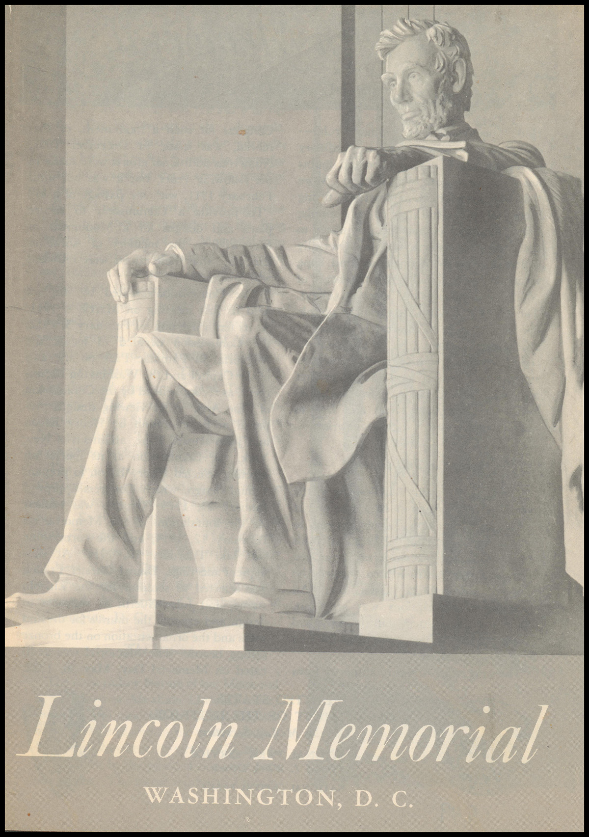 Image for Brochure: Lincoln Memorial (1954) Brochure: Lincoln Memorial (1954)