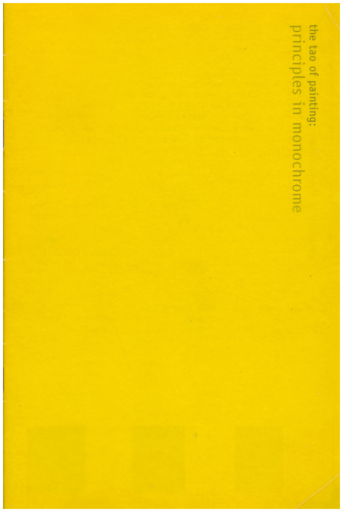 Image for Exhibition Booklet: The Tao of Painting: Principles of Monochrome Exhibition Booklet: The Tao of Painting: Principles of Monochrome