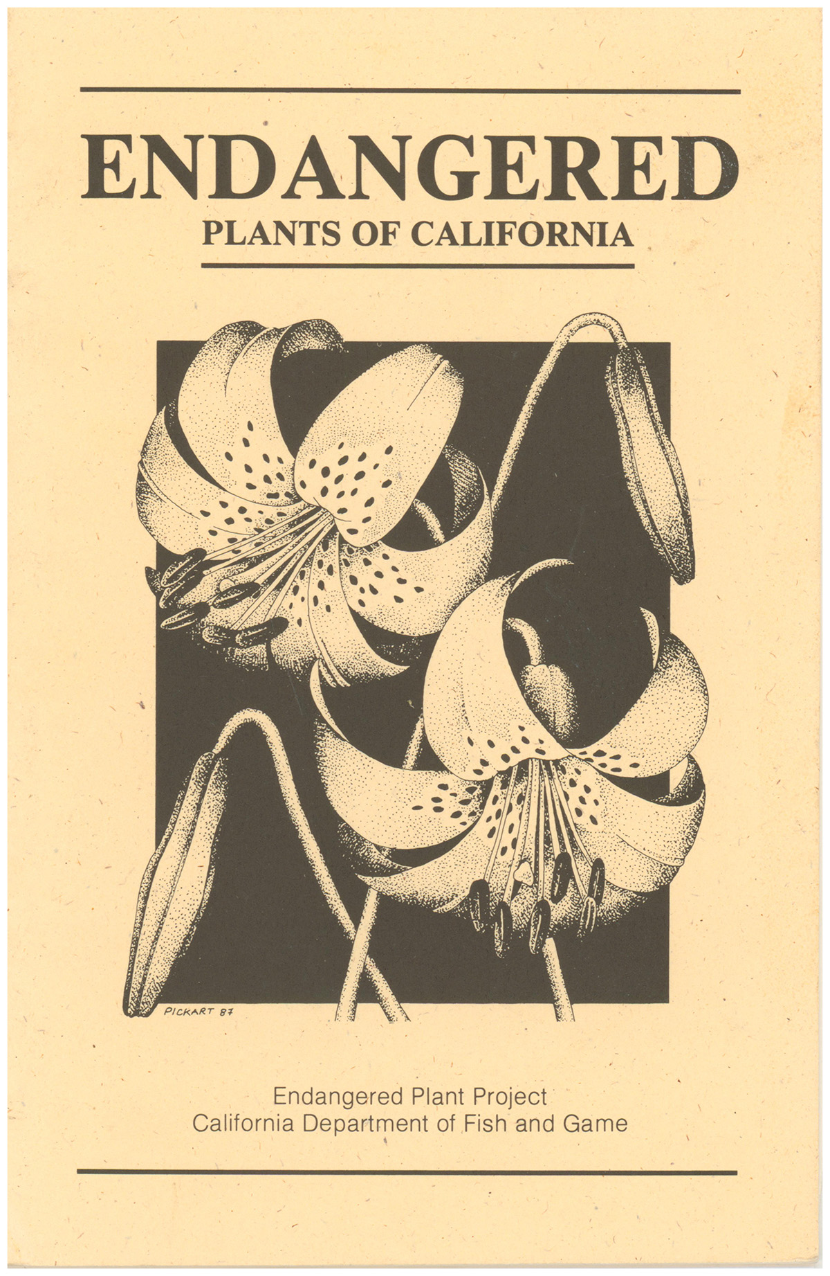 Image for Endangered Plants of California Endangered Plants of California