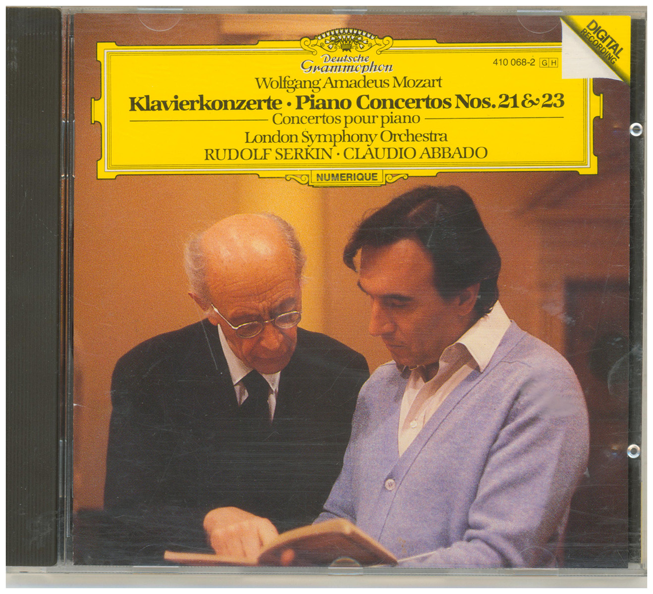 Klavierkonzerte, Piano Concertos Nos. 21 and 23 (Deutsche Grammophon 410 068-2 GH)